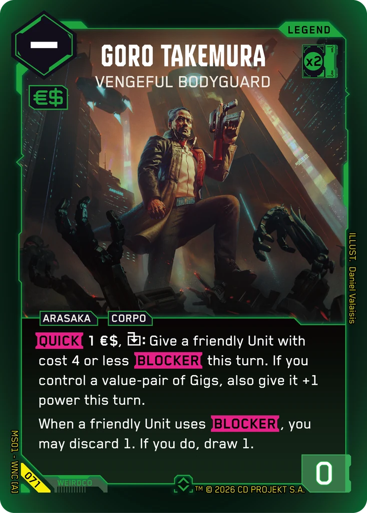 Goro Takemura: Vengeful Bodyguard