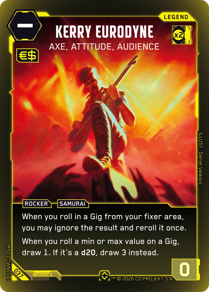 Kerry Eurodyne: Axe, Attitude, Audience