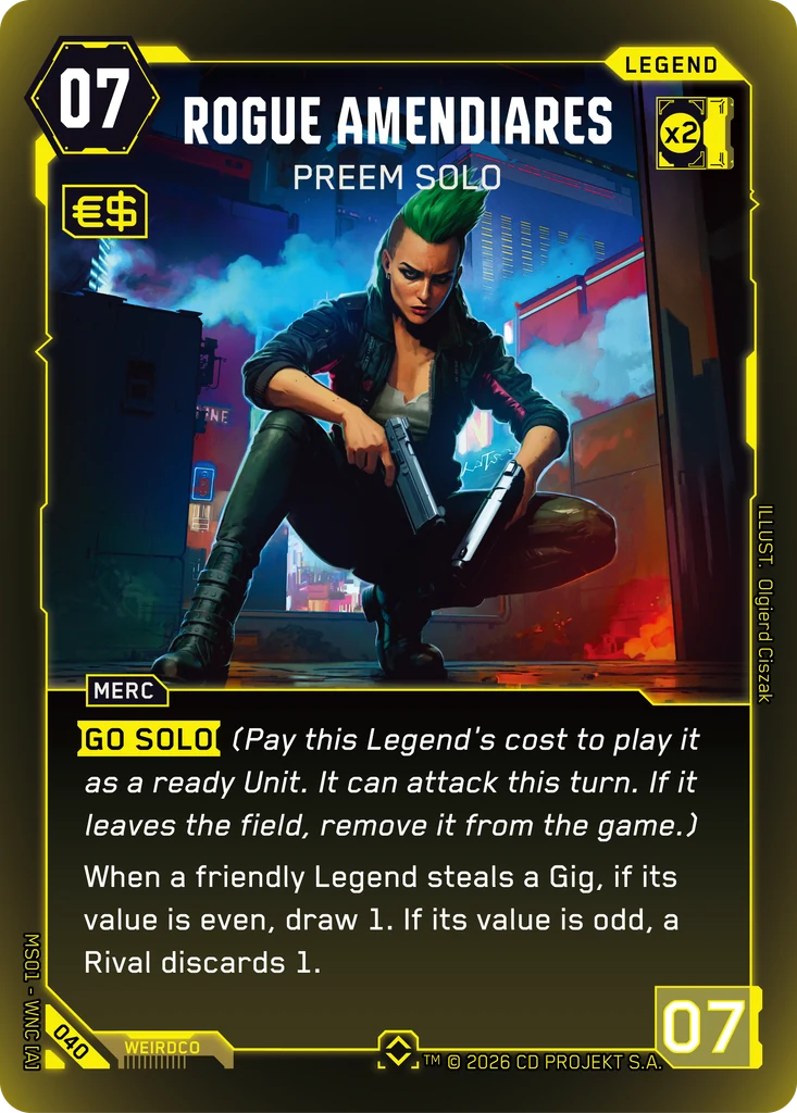 Rogue Amendiares: Preem Solo